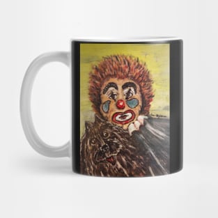 A Clown And His Dog Mug